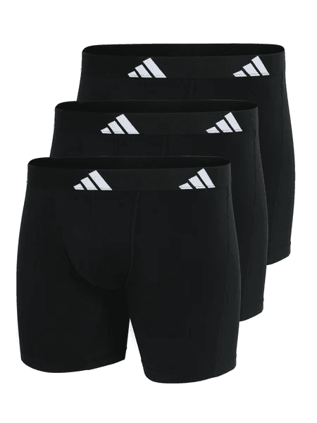 Pack 3 Boxers Adidas Performance Cotton 4Am004-000 Preto G