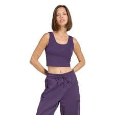 Top Adidas Small Logo Kb7127 Lilás Tam. M