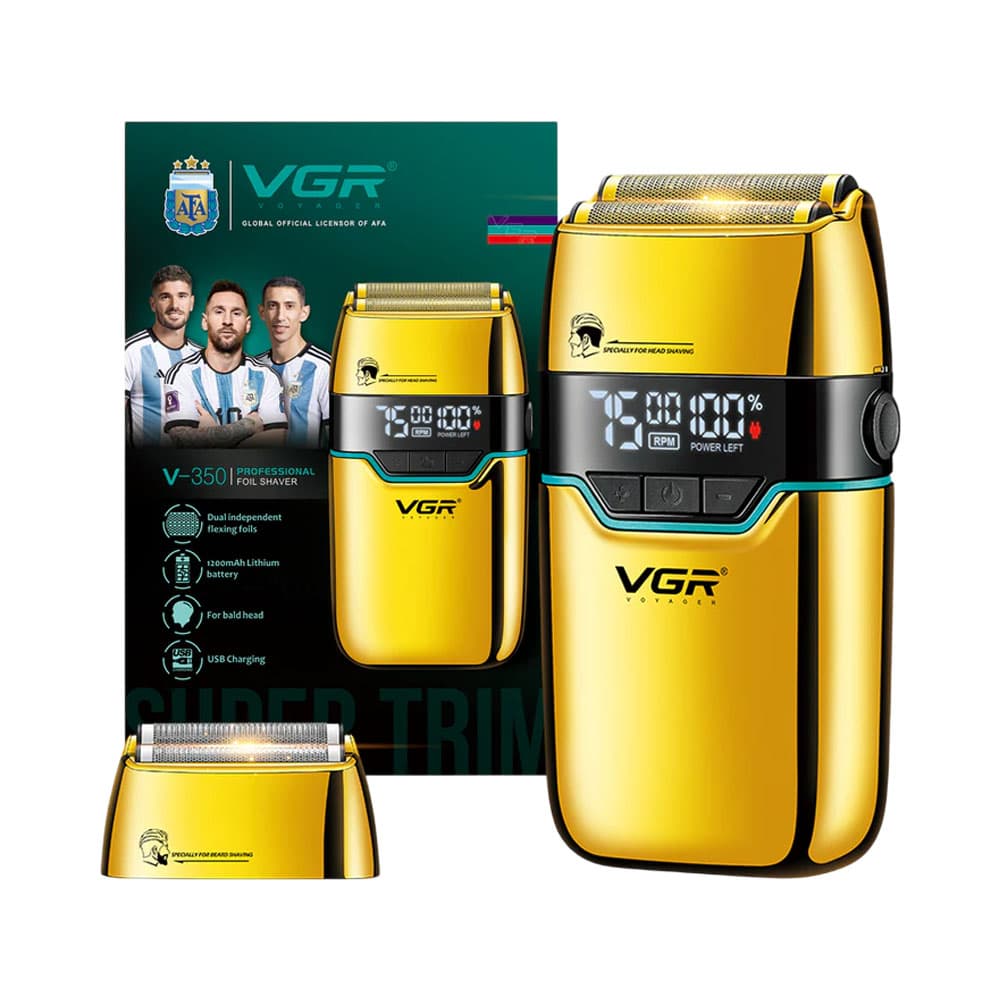 Barbeador Voyager V-350 Digital Gold Bivolt