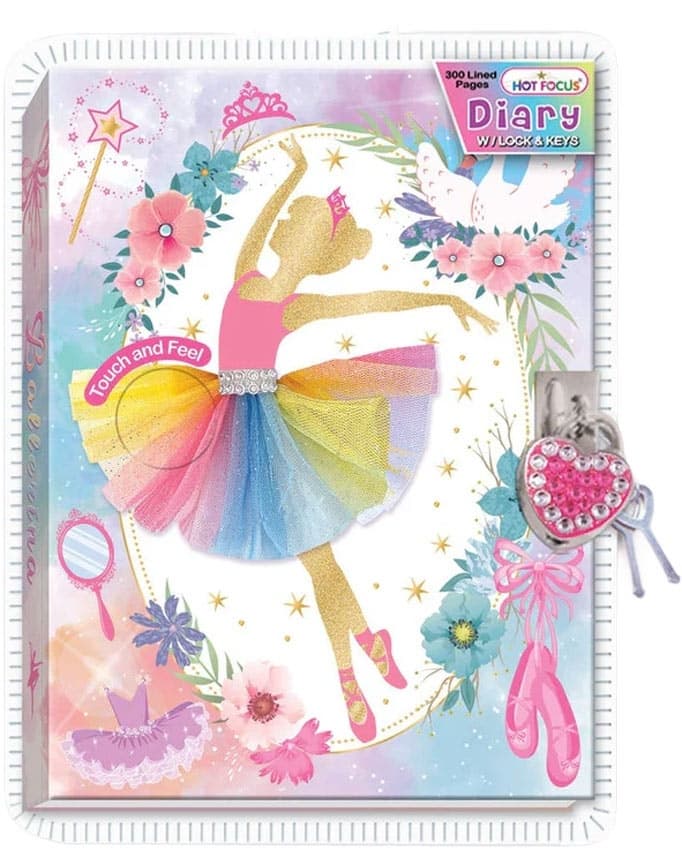 Agenda com Cadeado Hot Focus Ballerina