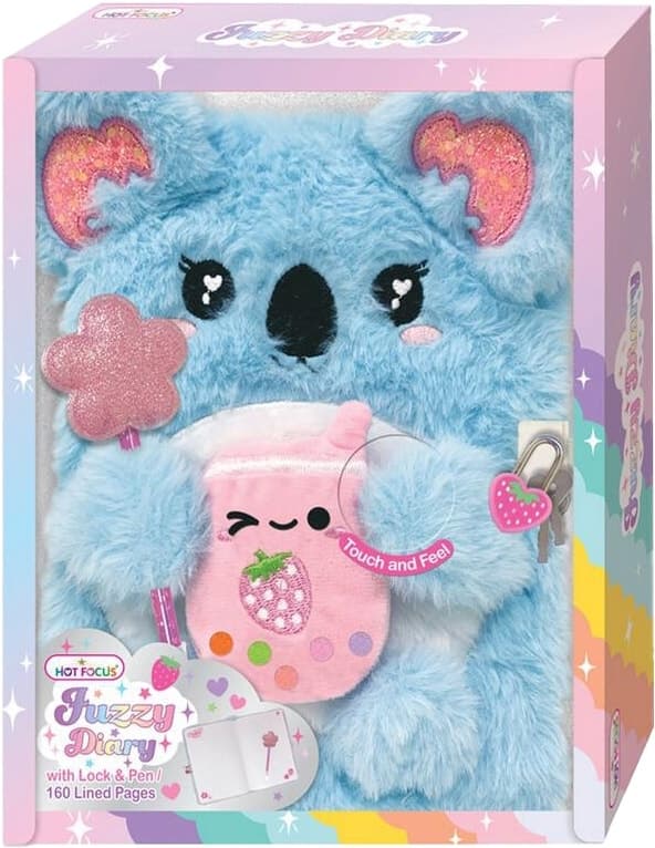 Agenda com Cadeado Hot Focus Fuzzy Diary