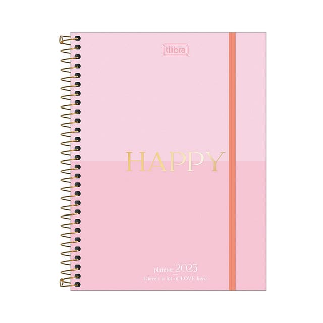 Agenda Executiva Tilibra Happy 2025 80 Folhas Sortido