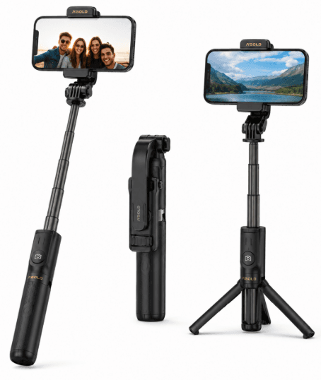 Bastão de Selfie A'Gold Slf-16 360° Portátil