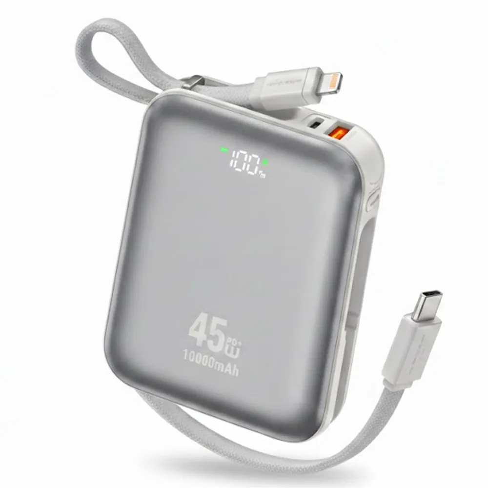 Power Bank A'Gold Cargador Portatil Pro+ Bte-105 45W 10000mAh Gris
