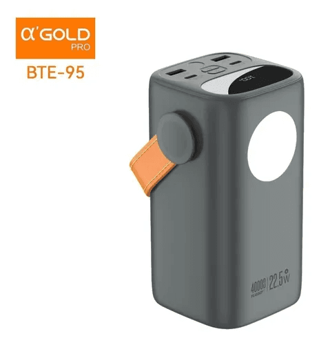 Power Bank A'Gold Pro Bte-95 22.5W 40000mAh Negro
