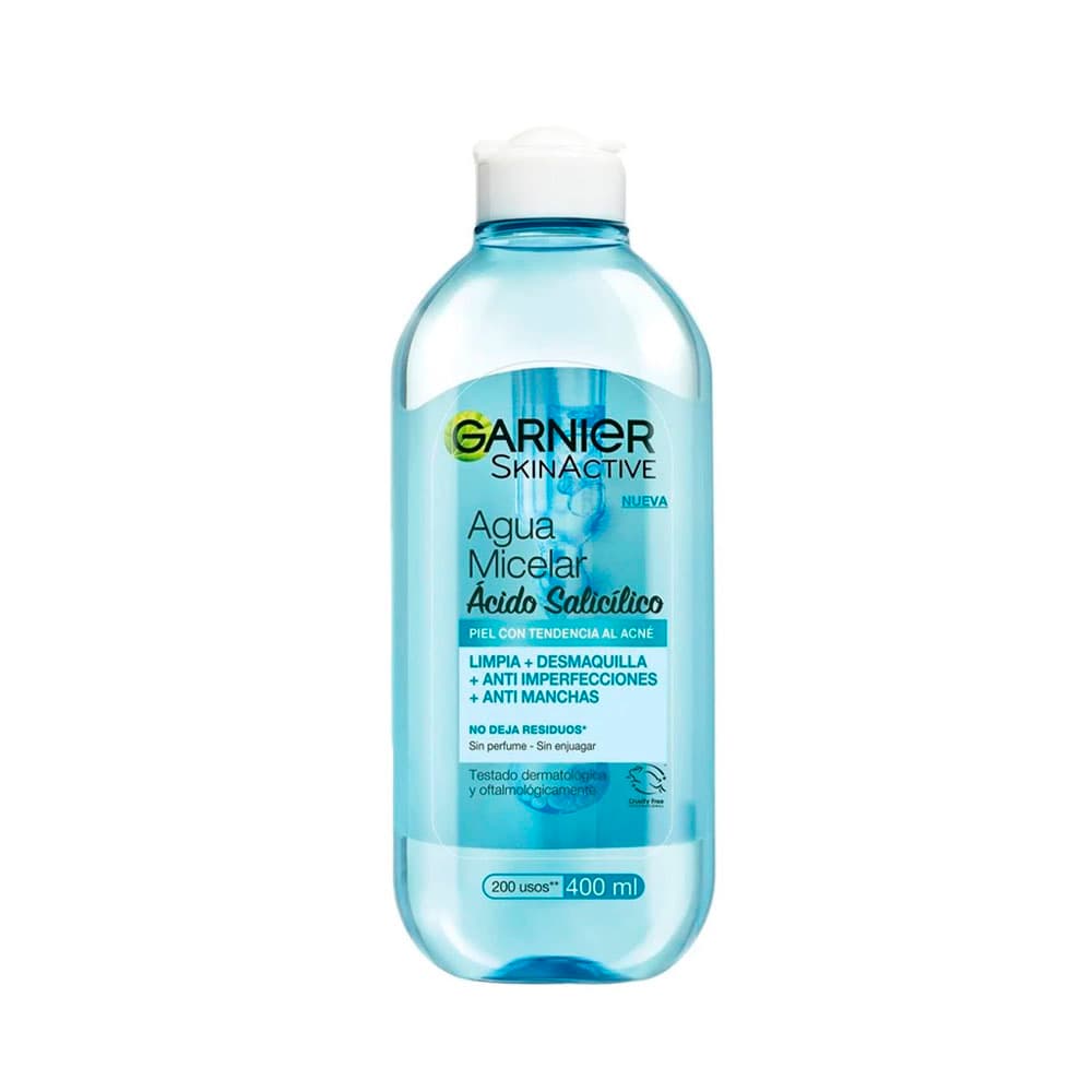 Água Micelar Garnier Ácido Salicílico Anti-Imperfecciones 400ml