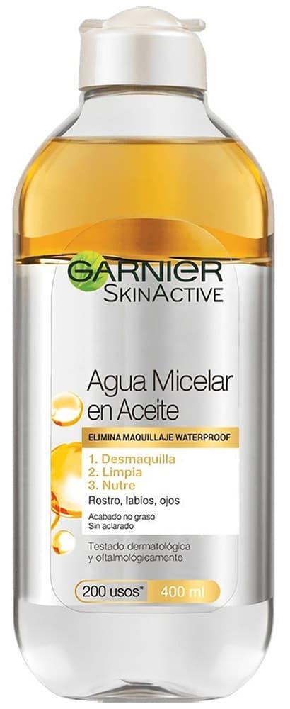 Água Micelar Em Óleo Garnier Skin Active - 400mL