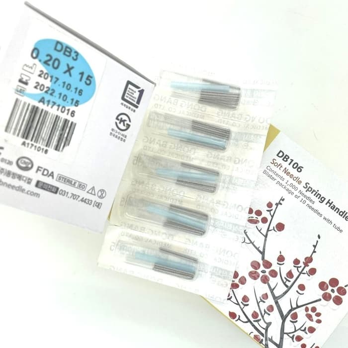 Agulha de Acupuntura Dongbang 0.20X15