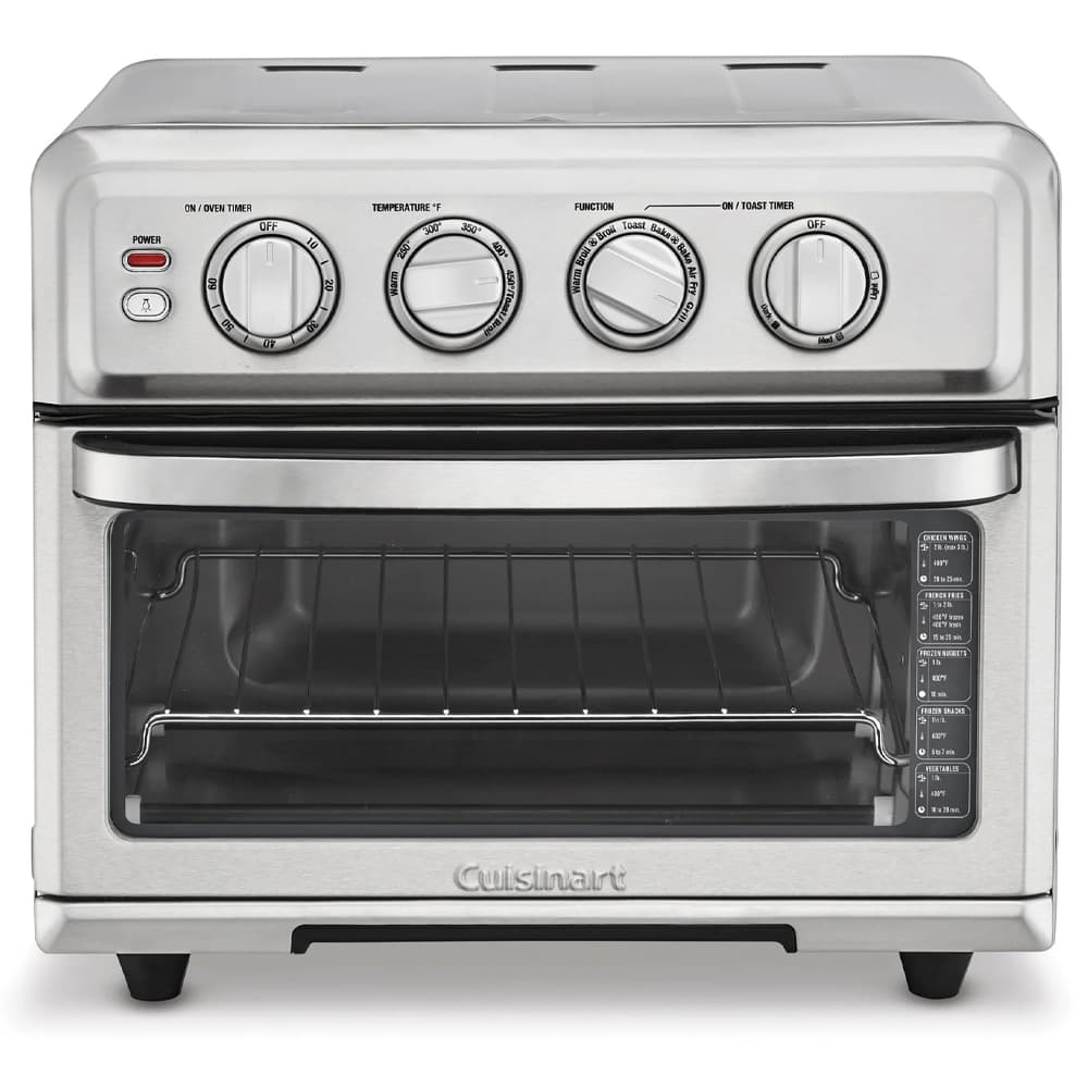 Air Fryer Cuisinart TOA70CL com Grelhador Inox 1800W 8 Funções 17L 220V 50Hz