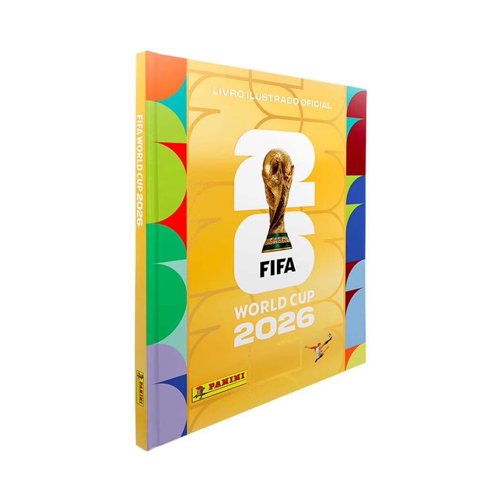 Álbum de Figurinhas Panini Fifa Copa Del Mundo 2026 Versión Brasil Capa Dura Dourada