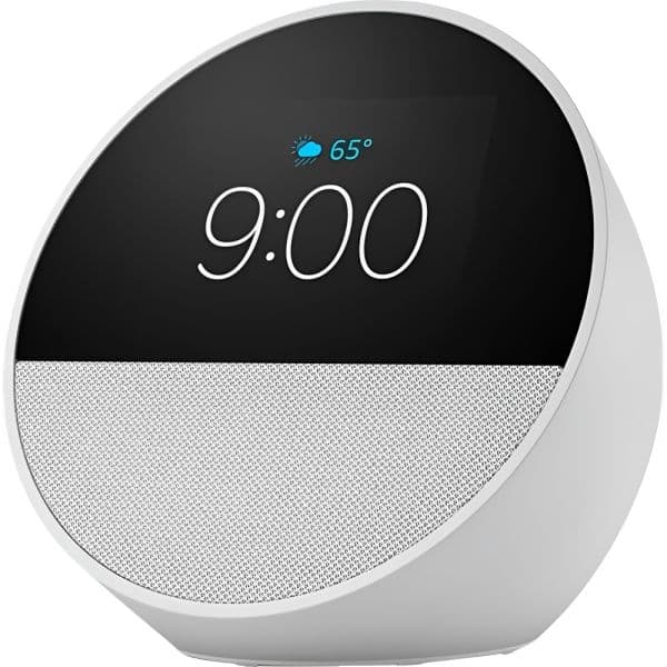 Assistente de Voz Amazon Echo Spot com Relógio Branco
