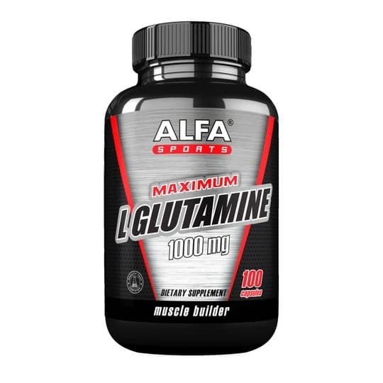 Suplemento Alfa Vitamins L-Glutamine 1000 Mg 100 Cápsulas