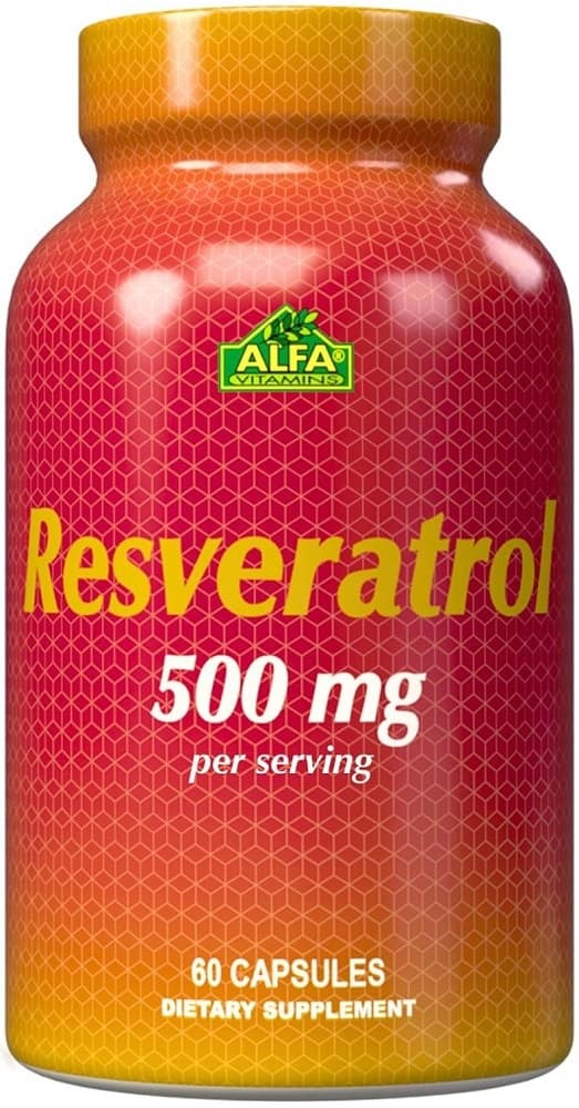 Suplemento Alfa Vitamins Resveratrol (60 Cápsulas)