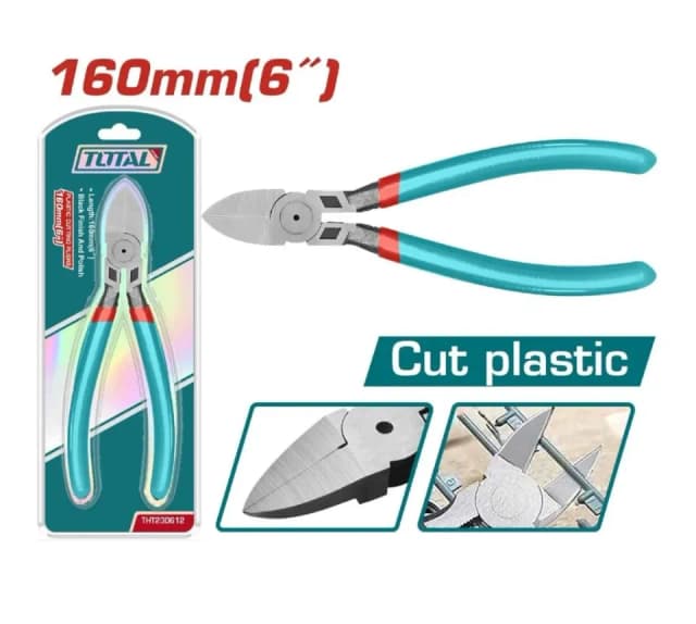 Alicate de Corte para Plástico Total Tht230612 6"