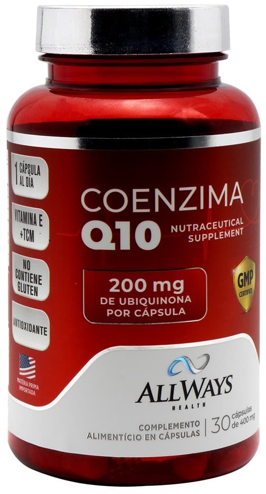 Coenzima Q10 Allways Health 200MG 30 Cápsulas