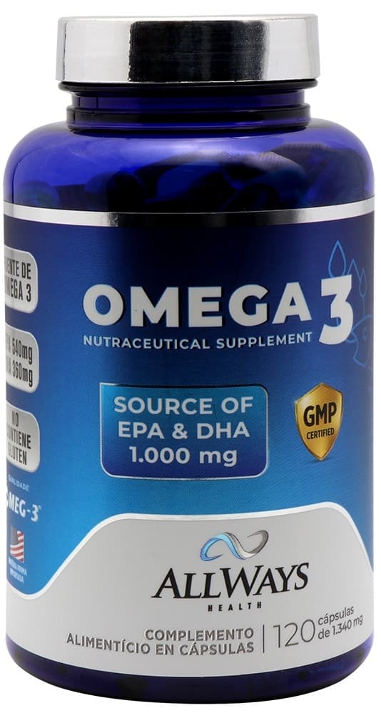 Ômega 3 Allways Health Epa & Dha 1000MG (120 Cápsulas)