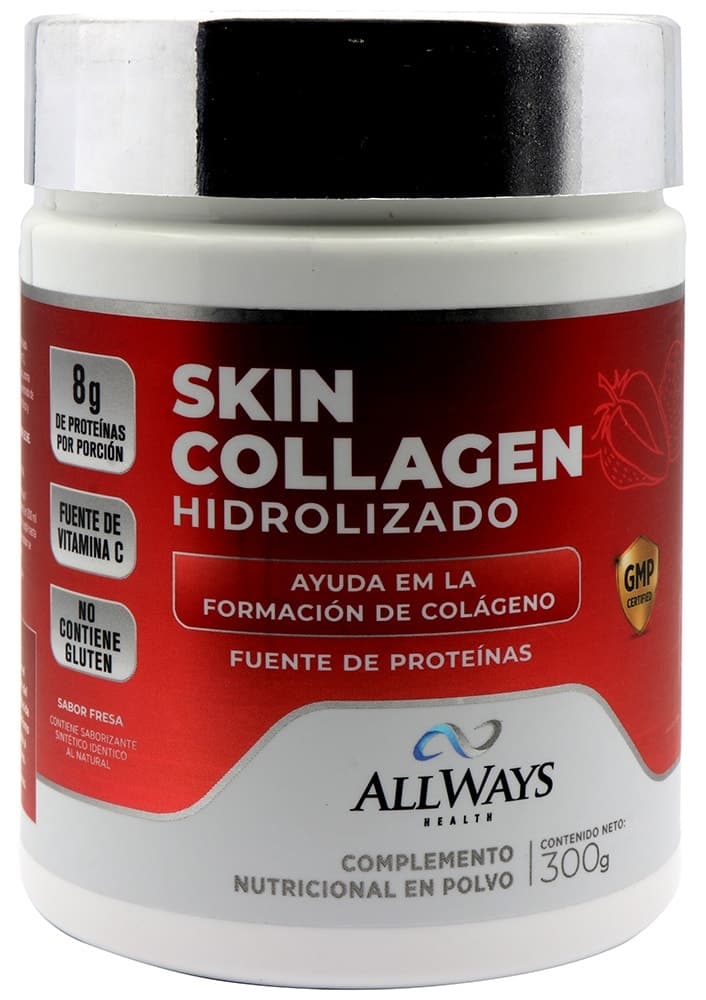 Suplemento Allways Health Colágeno Hidrolisado Morango - 300G