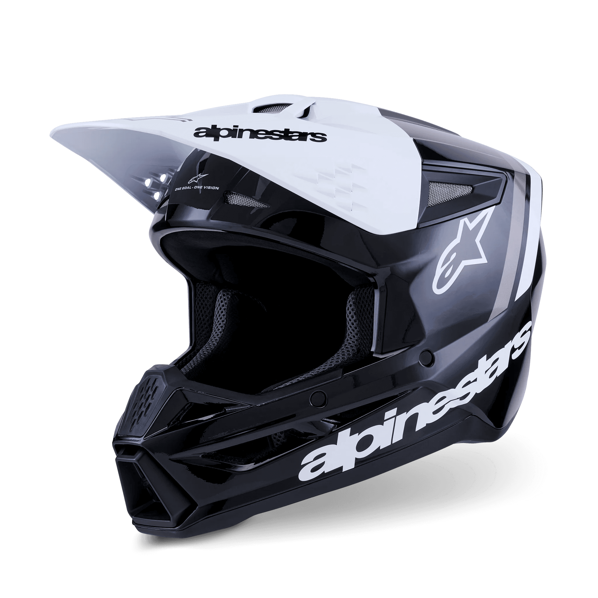 Capacete Alpinestars Supertech Sm3 Radium Preto/Branco/Cinza Tamanho Xxl