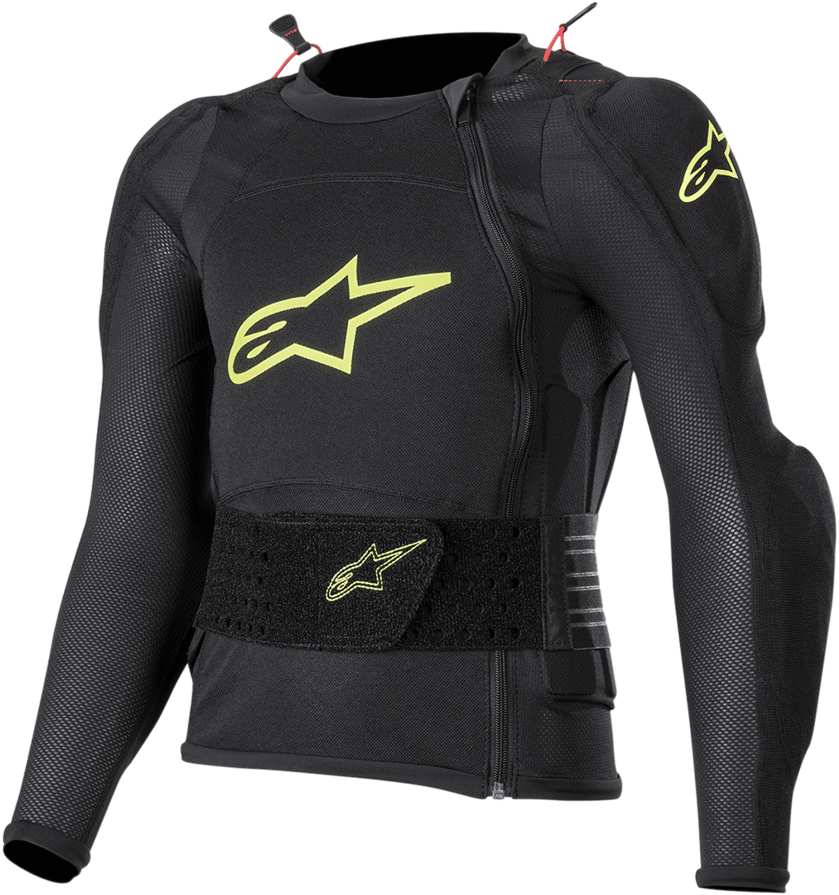 Colete Alpinestars Bionic Plus Juvenil Preto/Amarelo F. Tamanho L/XL