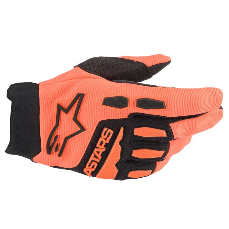 Luva Alpinestars Full Bore Laranja/Preto M