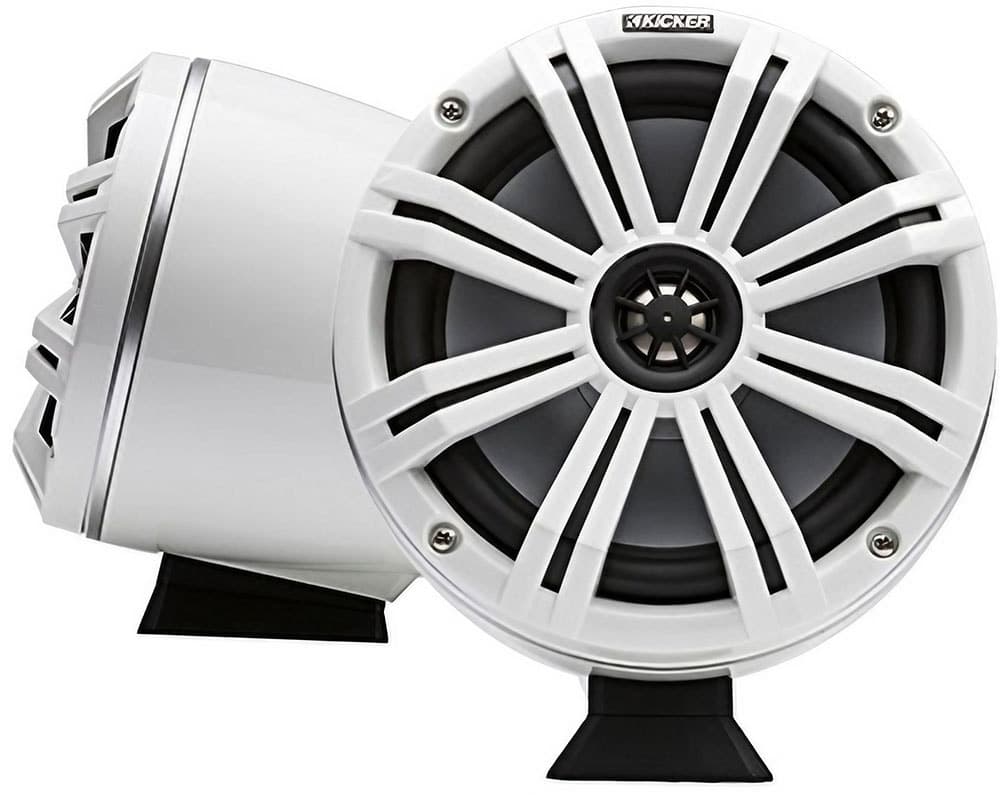 Alto-falante Marítimo Kicker 8" + Tweeter 1,25" 46KMFC8W - 150 Watts
