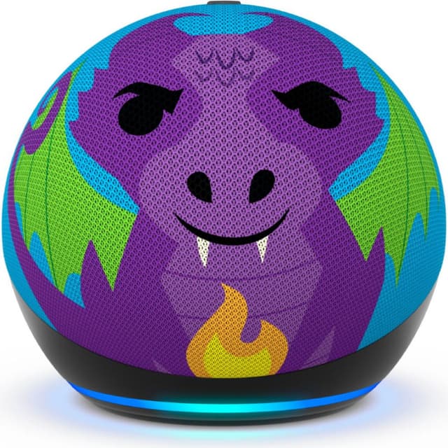 Assistente de Voz Amazon Echo Dot Kids Edition 5ª Geração – Fire Dragon (2022)