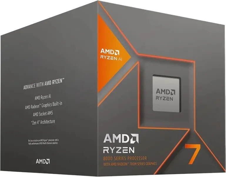 Amd CPU AM5 Ryzen 7-8700G 5.1GHZ 100-100001236BOX 24MB