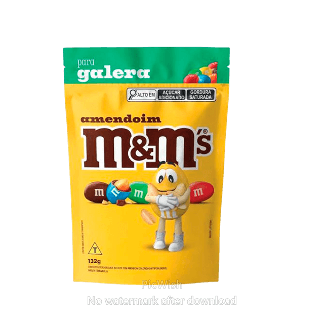 Amendoim M&MS Recheados de Amendoim 132G*