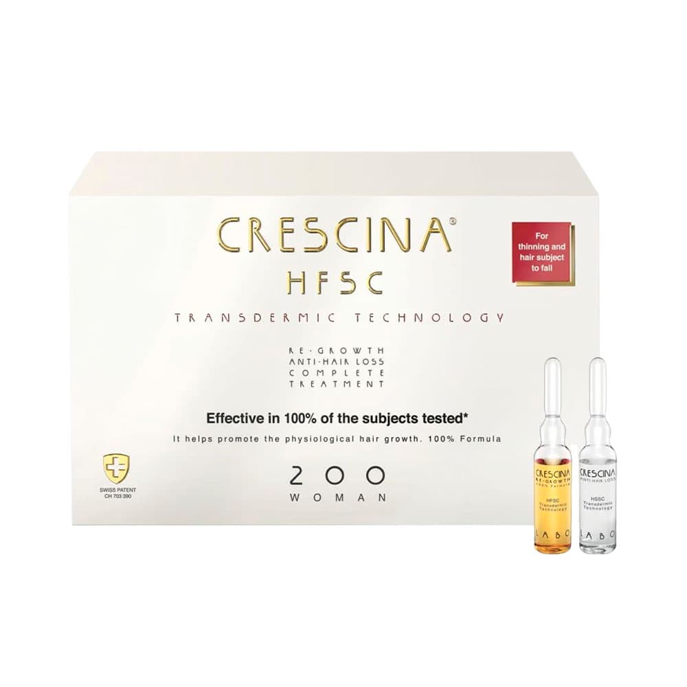 Ampola Crescina Hfsc Transdermic Treatment Re-Growth 200 Woman 20 Peças
