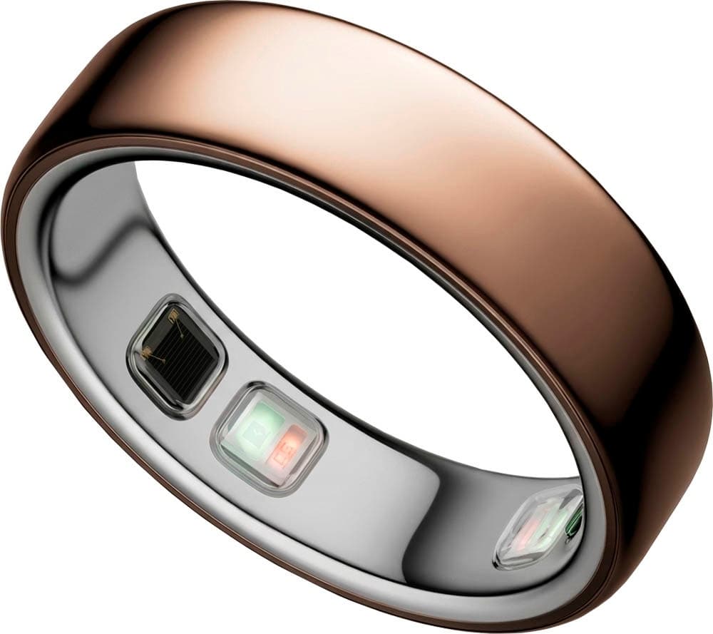 Anel Inteligente Oura Ring 5 Bluetooth Tamanho 13 - Deep Rose