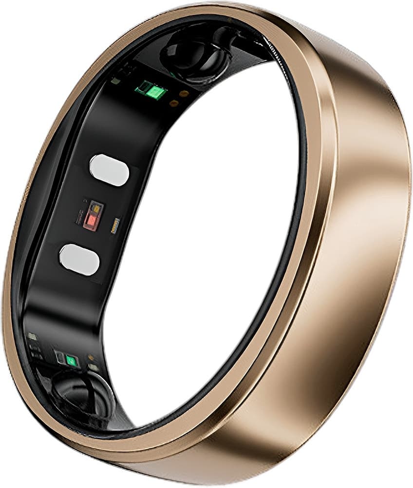 Anel Inteligente Ringconn Gen 2 Air Bluetooth Tamanho 11 Dourado
