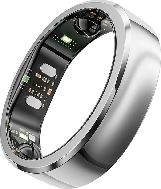 Anel Inteligente Ringconn Gen 3 Bluetooth Tamanho 10 Future Silver