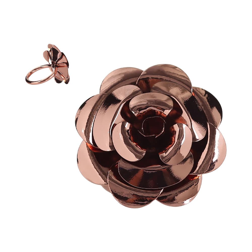 Anel para Guardanapo Concepts 541-431617 Ouro Rosa