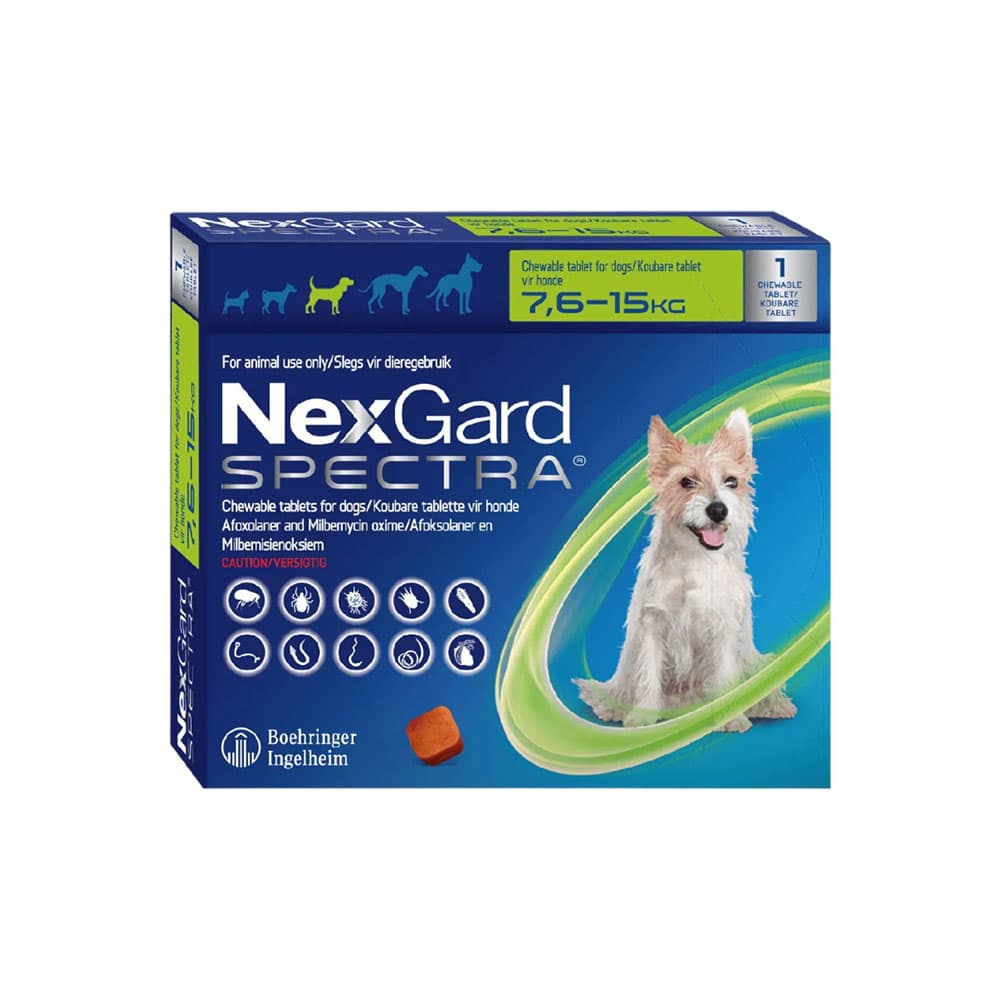 Antiparasitário NexGard Spectra 7.6-15KG 1 Comprimido