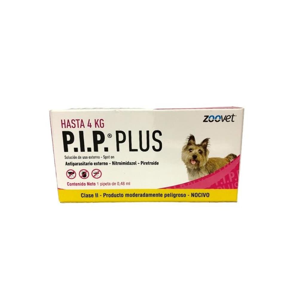 Antiparasitário P.I.P Plus 4KG 0.48ml