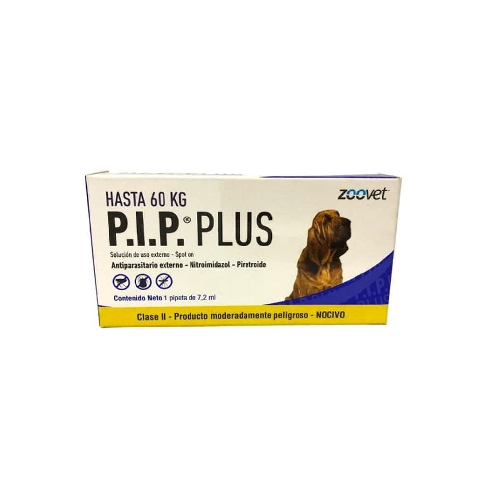Antiparasitário P.I.P Plus 60KG 7.2ml