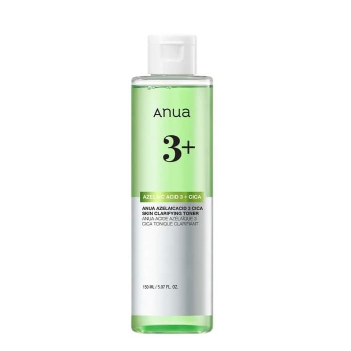 Tônico Clarificante Anua Azelaic Acid 3 Cica 250ml