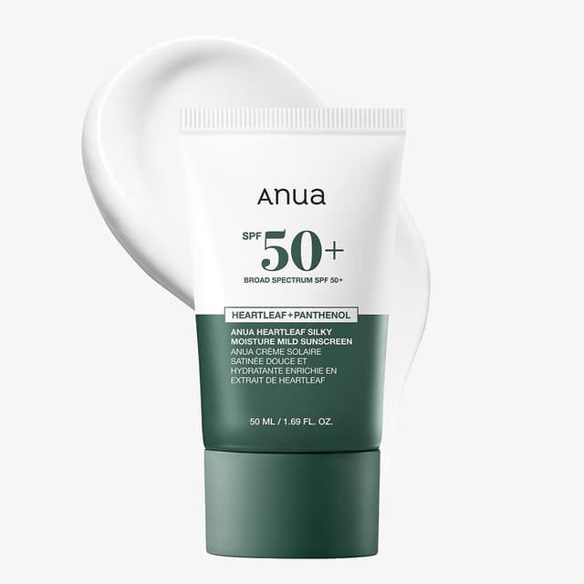 Protetor Solar Anua Heartleaf Silky Moisture Spf50+ Pa++++ 50ml