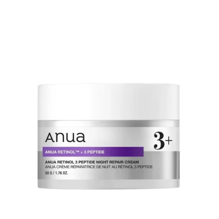 Creme de Reparo Noturno Anua Retinol 3 Peptídeo 50G