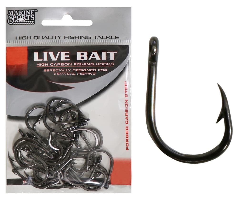 Anzol Marine Sports Live Bait 13/0 (10 Peças)