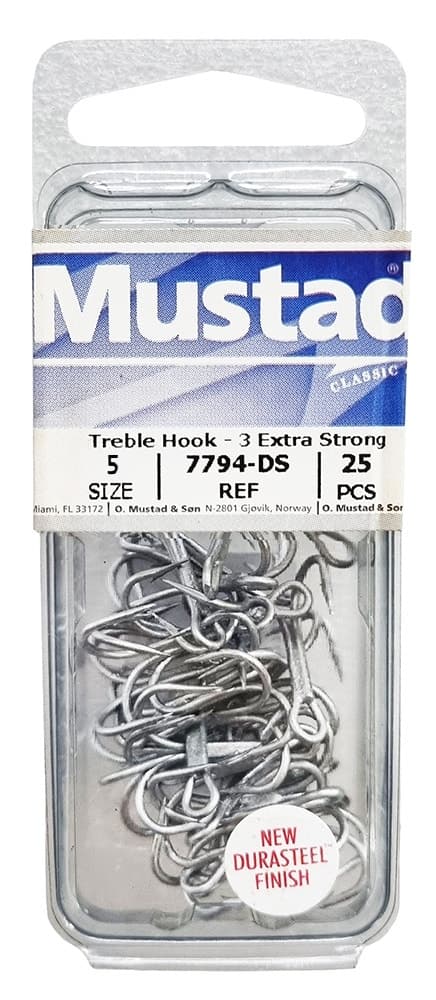 Anzol Mustad 7794-Ds Tamanho 5 com 25 Pçs