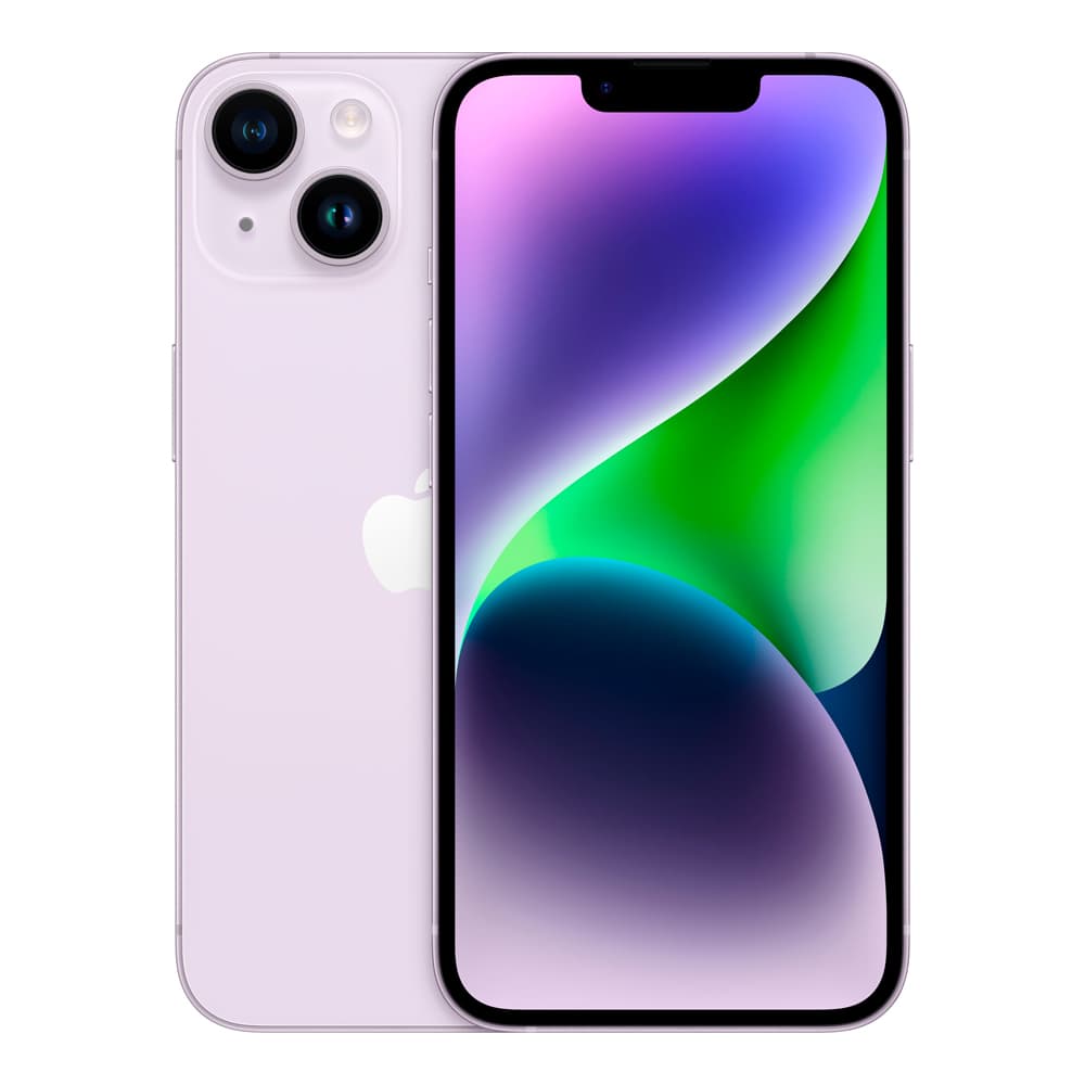 Celular Apple iPhone 14 128GB Tela Super Retina Xdr 6.1 Dual Chip 12+12MP/12MP iOS 16 Roxo (Esim)