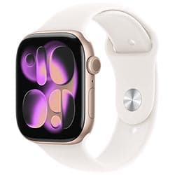 Smartwatch Apple Watch Series 11 46MM M-L GPS Rose Gold Aluminium Light Blush Sport Band