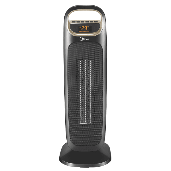 Aquecedor Elétrico Midea Nth22-15A2 Cerâmica Com Controle Remoto Preto