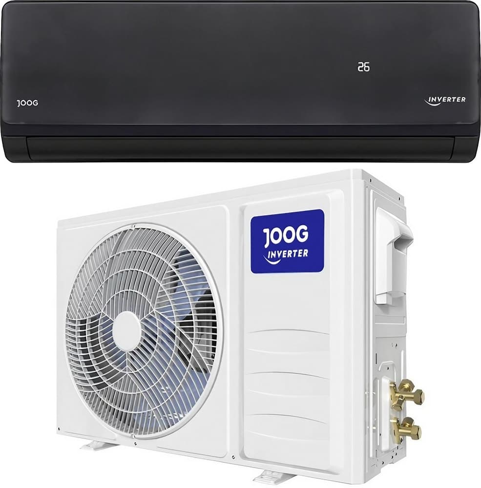 Ar Condicionado Inverter Joog Inv-JGS18KB 18000BTU Frio/Quente WiFi 220V 50/60Hz com Kit - Preto
