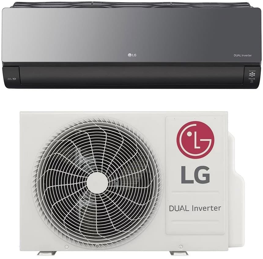 Ar Condicionado Lg Artcool VR182H9 Inverter 18.000Btu Quente/Frio Wi-Fi 220V Preto