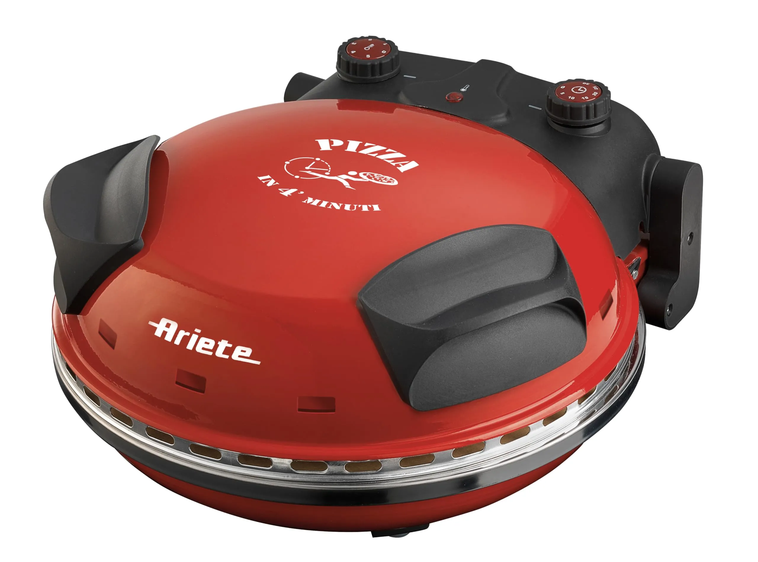 Forno Elétrico para Pizza Ariete In 4'Minuti 1200W/220V Vermelho