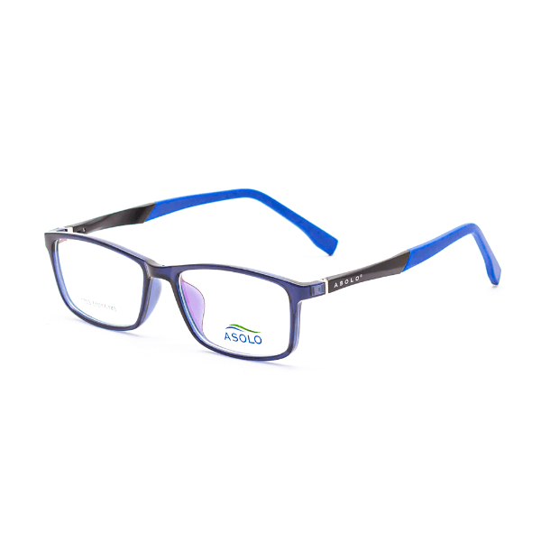 Armação para Óculos de Grau Asolo 1703 C3 Tam. 51-17-143mm - Preto/Azul