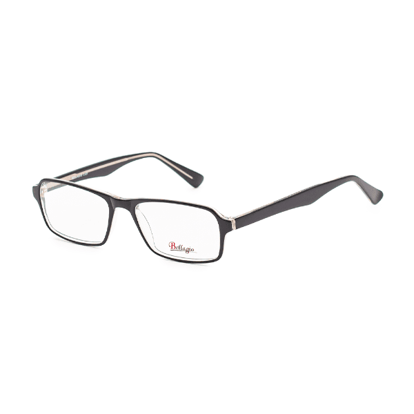 Armação para Óculos de Grau Bellagio 846 C-01 Tam. 54-17-145mm - Preto