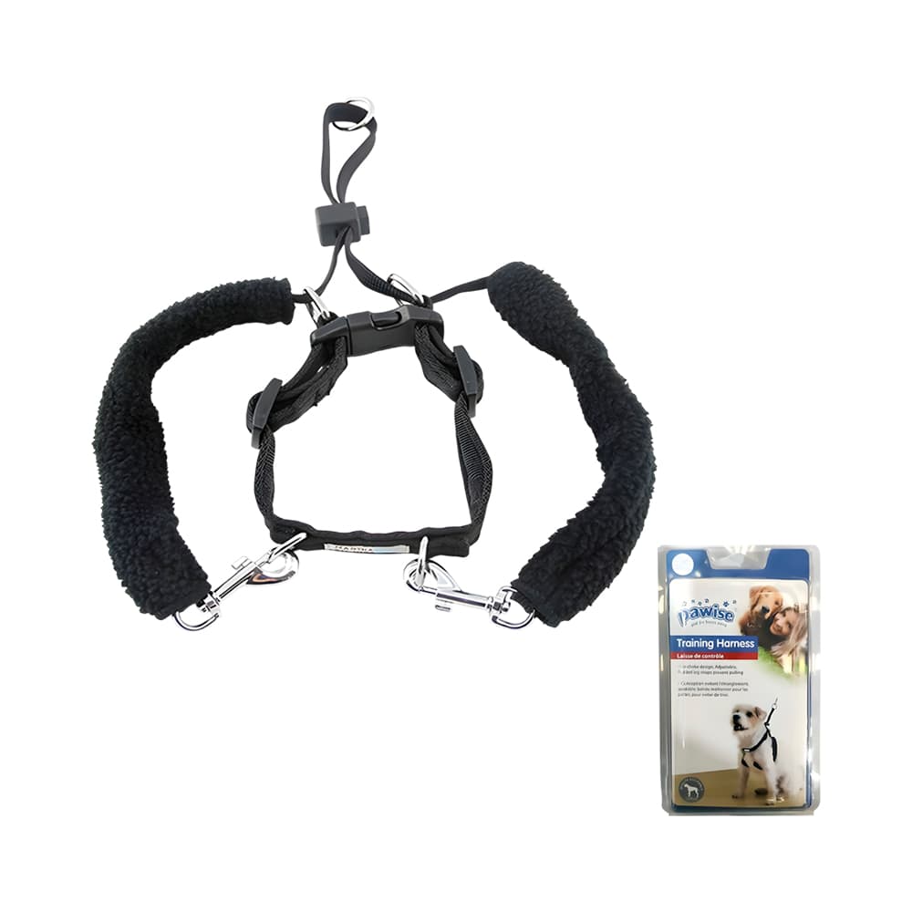 Arnês de Adestramento Pawise 13524 para Cachorro Tamanho L Preto